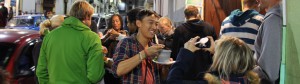 Eating in the street